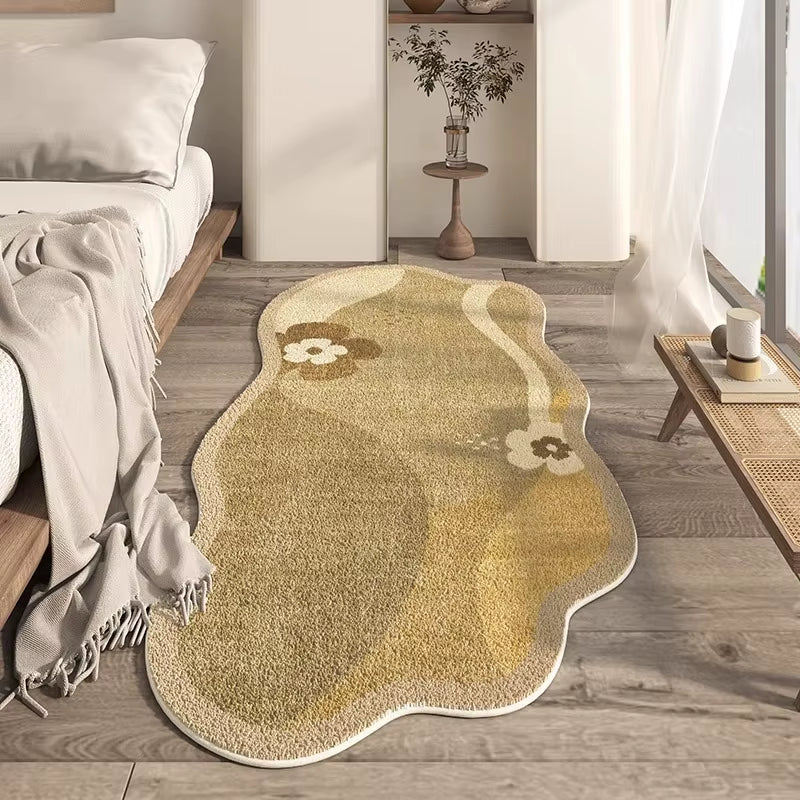 Irregular Living Room Large Area Carpets Minimalist Bedroom Bedside Carpet Plush Coffee Table Rugs Soft Comfortable Rug Alfombra