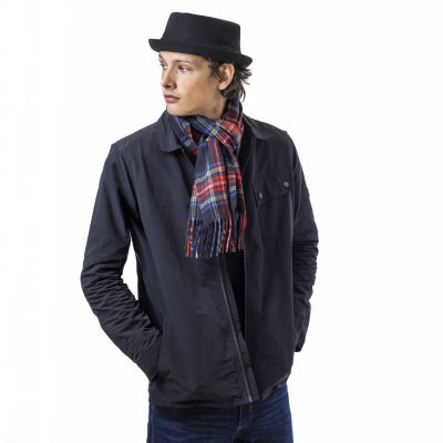 Black Stewart Tartan Woollen Scarf - Heritgae (Scarves & Snoods) - Eurostick