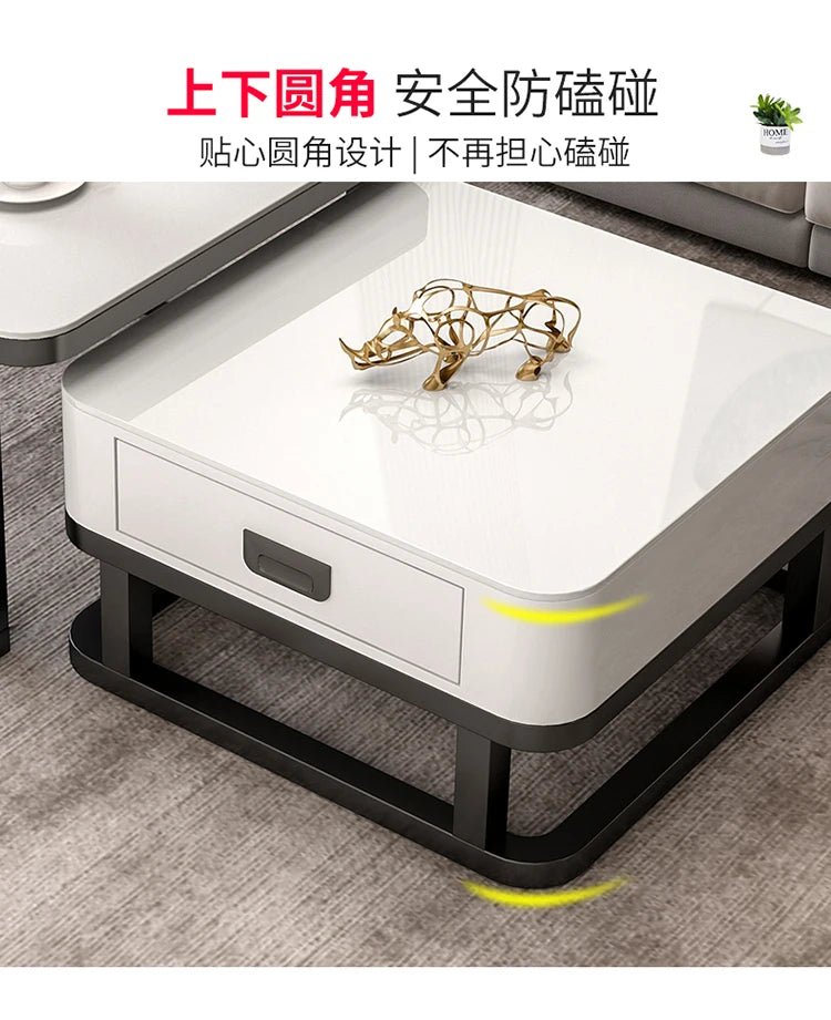 Château Coffee Table — Glass