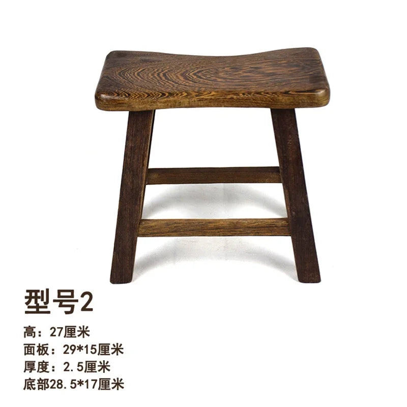 Windsor Stool — Walnut