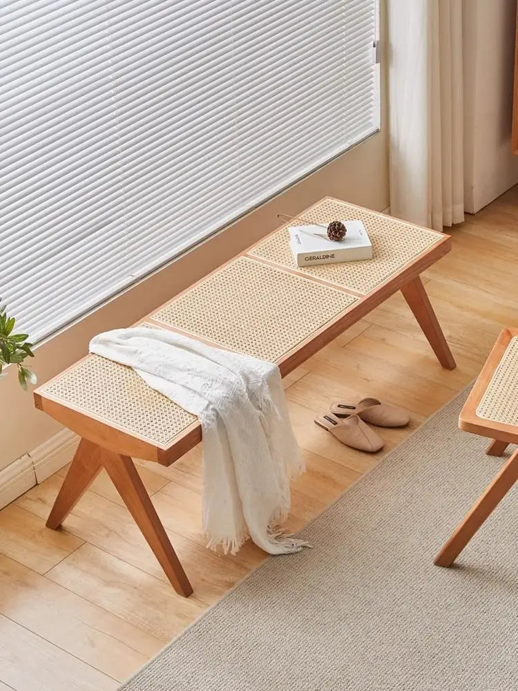 Windsor Stool — Rattan