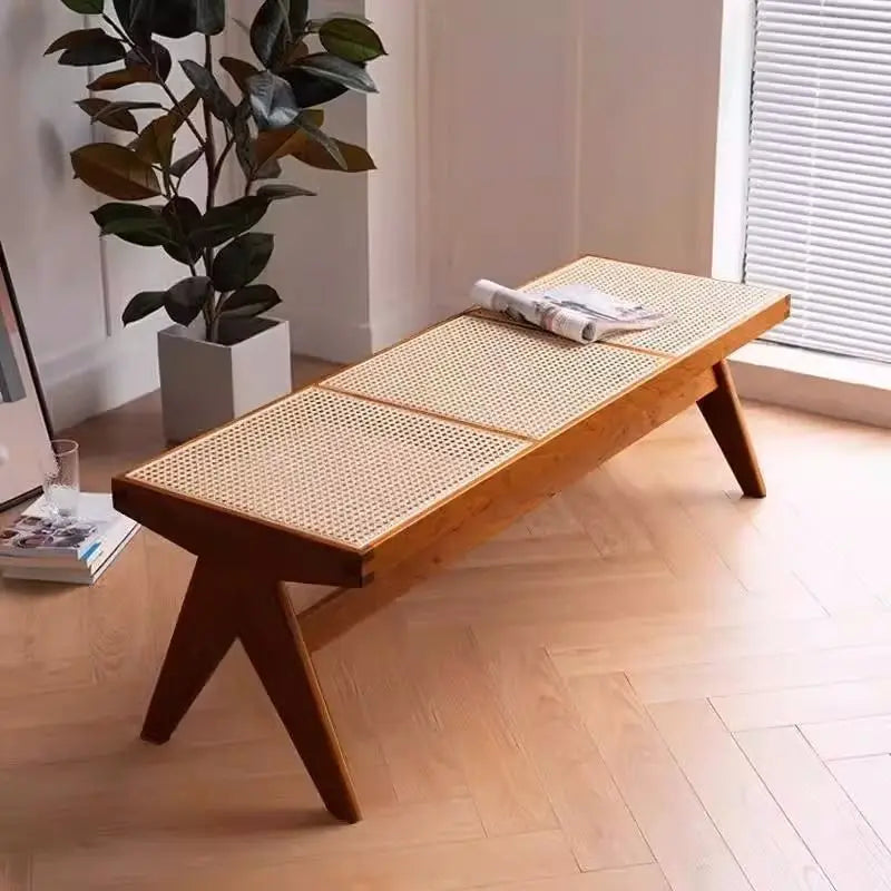 Windsor Stool — Rattan