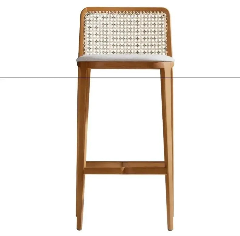 Provence Stool — Rattan