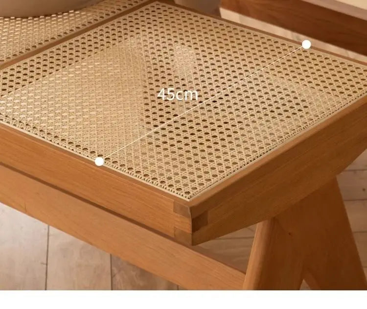 Windsor Stool — Rattan