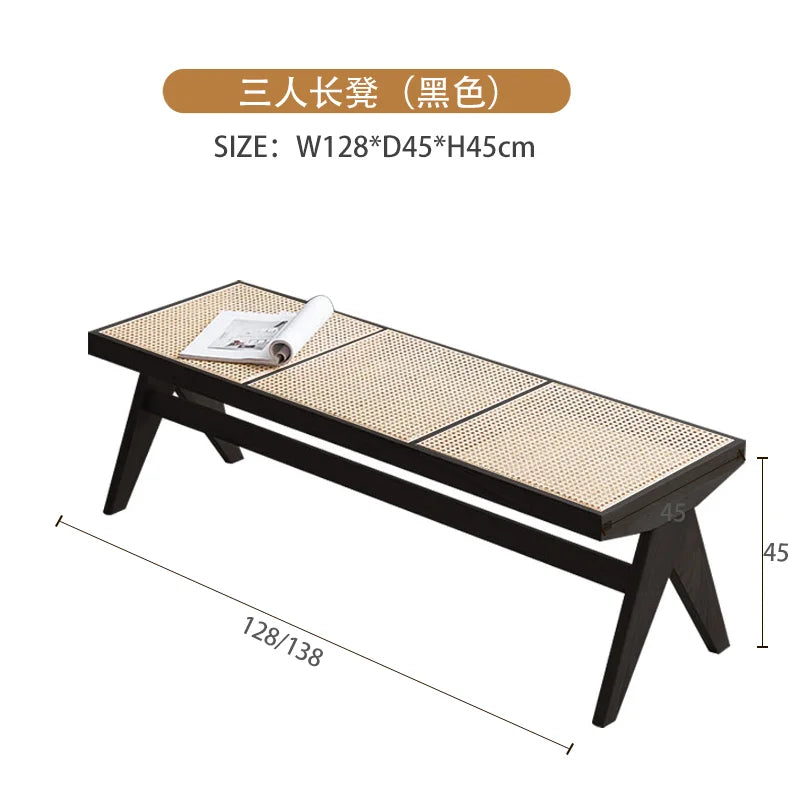 Windsor Stool — Rattan