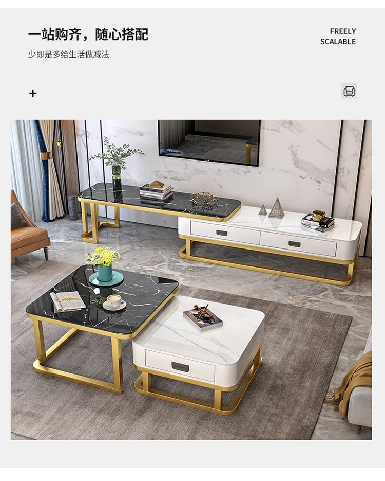 Château Coffee Table — Glass