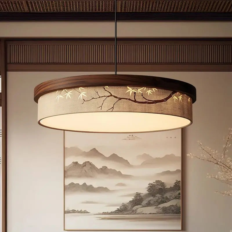 Kensington Chandelier — Walnut