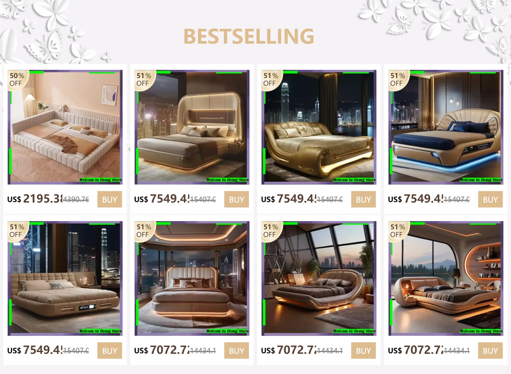 Belgravia Bed — Leather