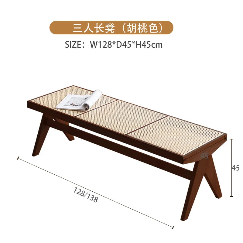 Windsor Stool — Rattan