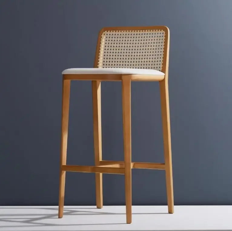 Provence Stool — Rattan