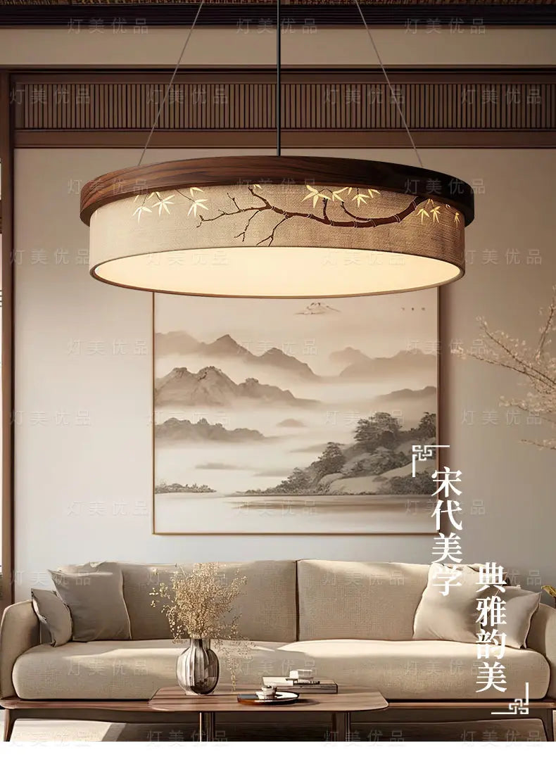 Kensington Chandelier — Walnut