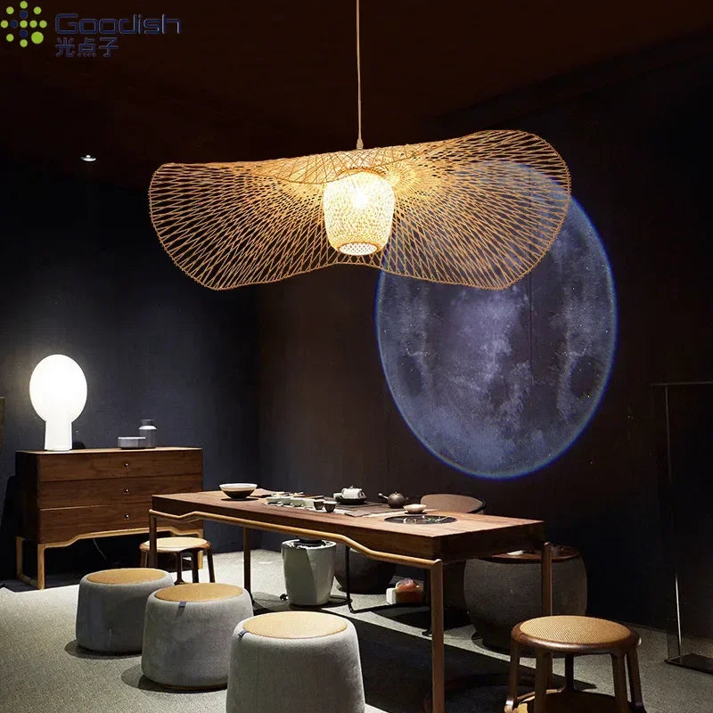 Louvre Chandelier — Rattan