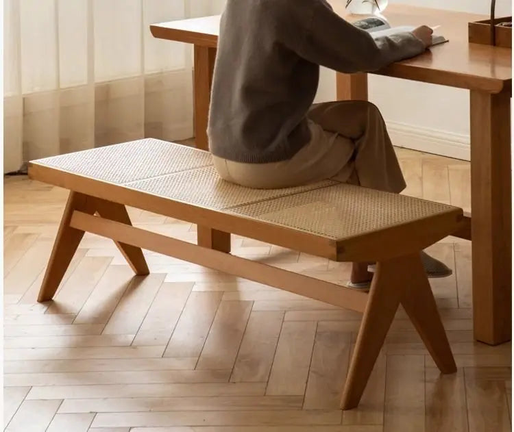 Windsor Stool — Rattan