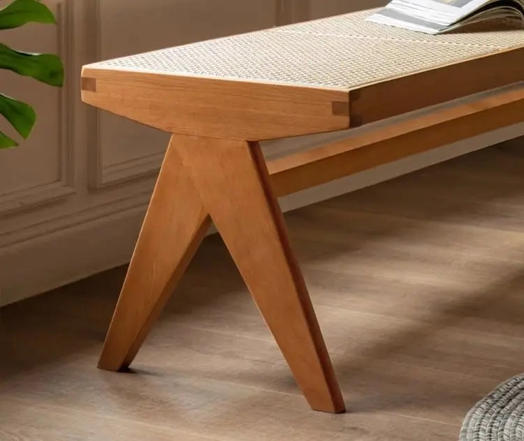 Windsor Stool — Rattan