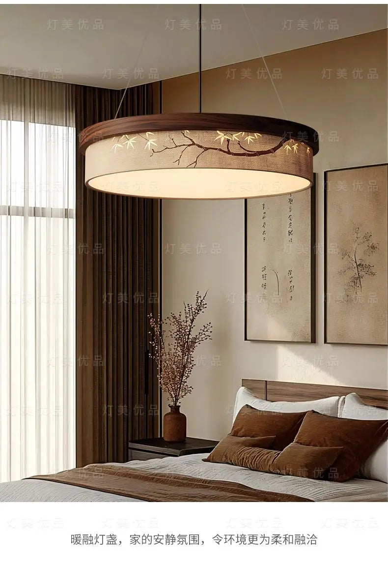 Kensington Chandelier — Walnut