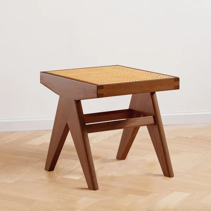 Windsor Stool — Rattan