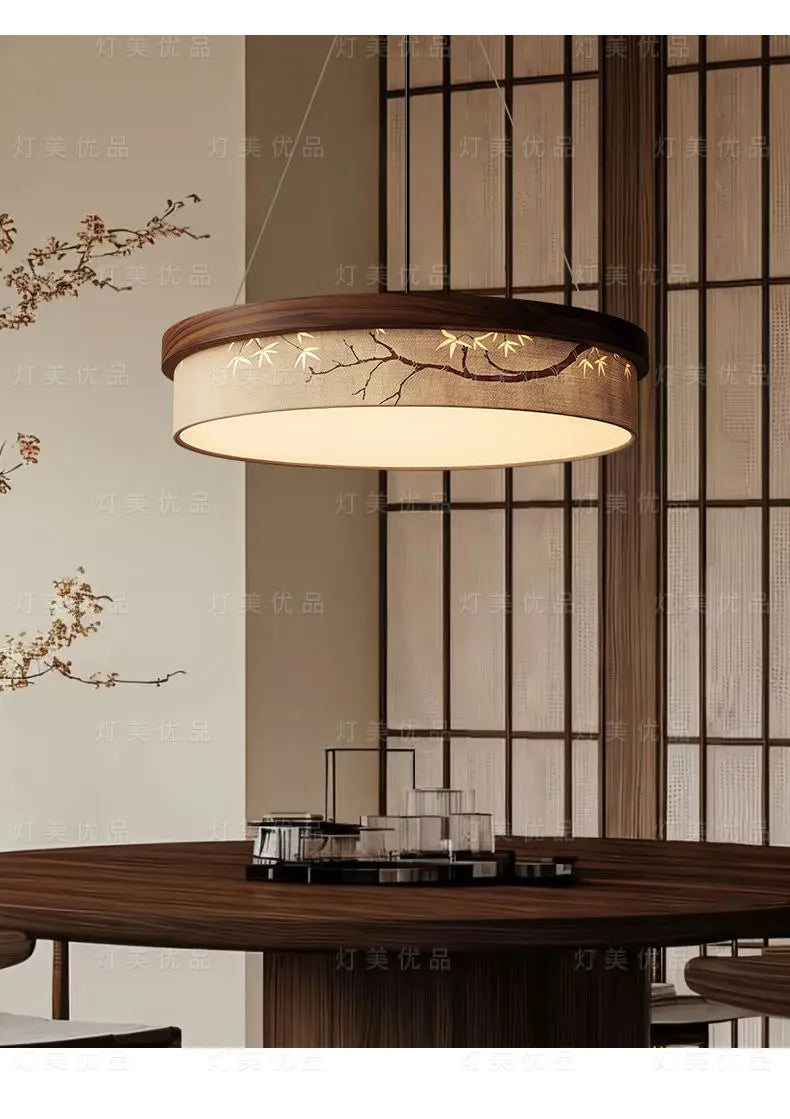 Kensington Chandelier — Walnut