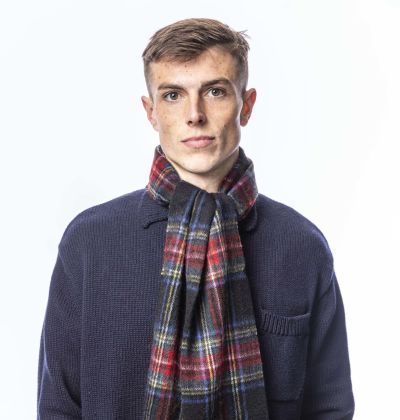 Black Stewart Tartan Woollen Scarf - Heritgae (Scarves & Snoods) - Eurostick
