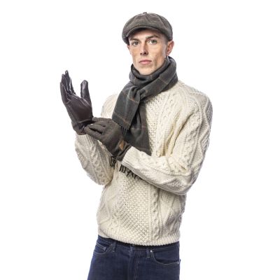 Heritage Tweed Mens Gloves - Green Box Tweed - Gift Box (Mens Gloves) - Eurostick