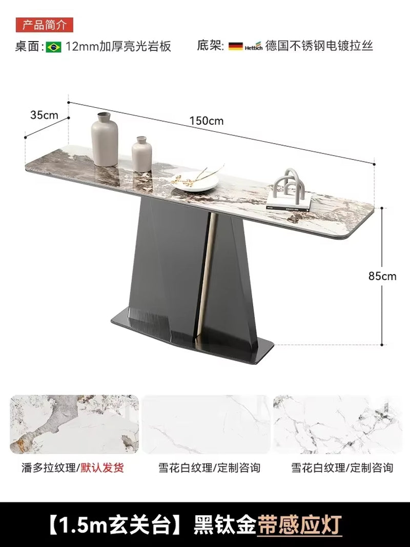 Simple Unique Hallway Table Beauty Modern Luxury Delicacy Corner Table Minimalist Nordic Tabel Console Hallway Table Furniture