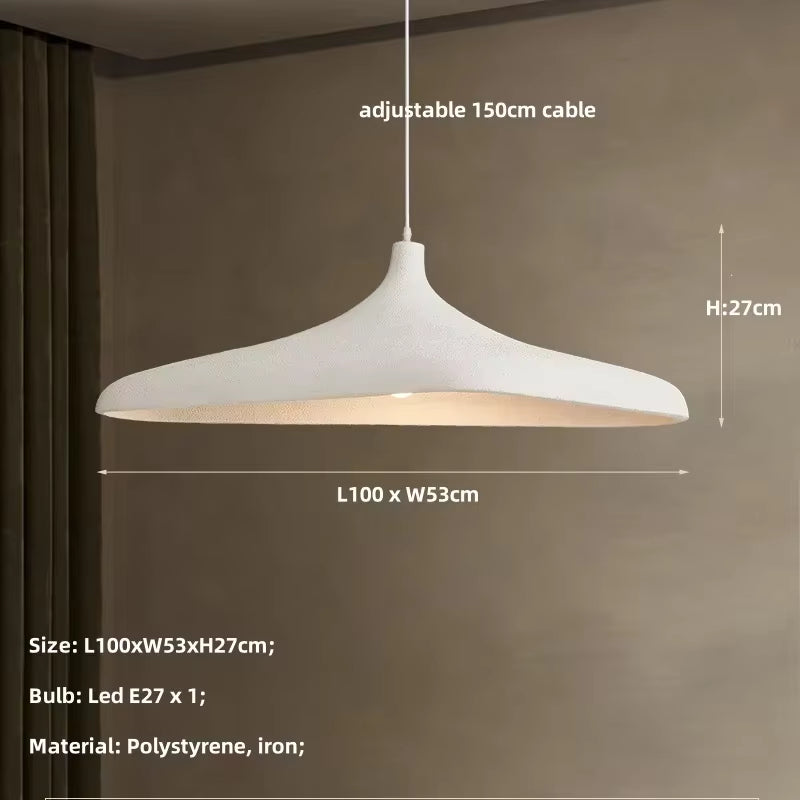 Japanese Wabi Sabi Led Pendant Light Luxury Dining Room Ceiling Chandelier Bar Parlor Home Decor Nordic Luminarias Hanging Lamp