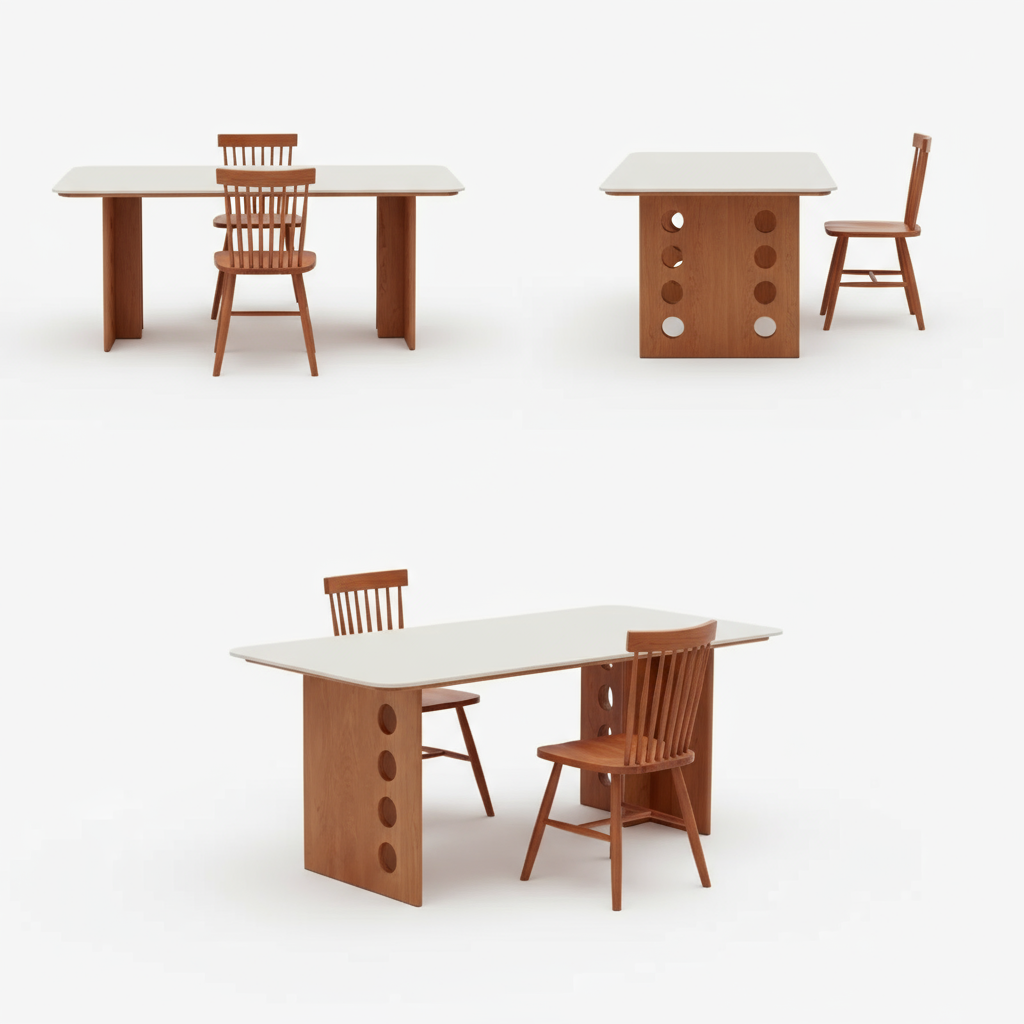 Hampstead Dining Table — Oak