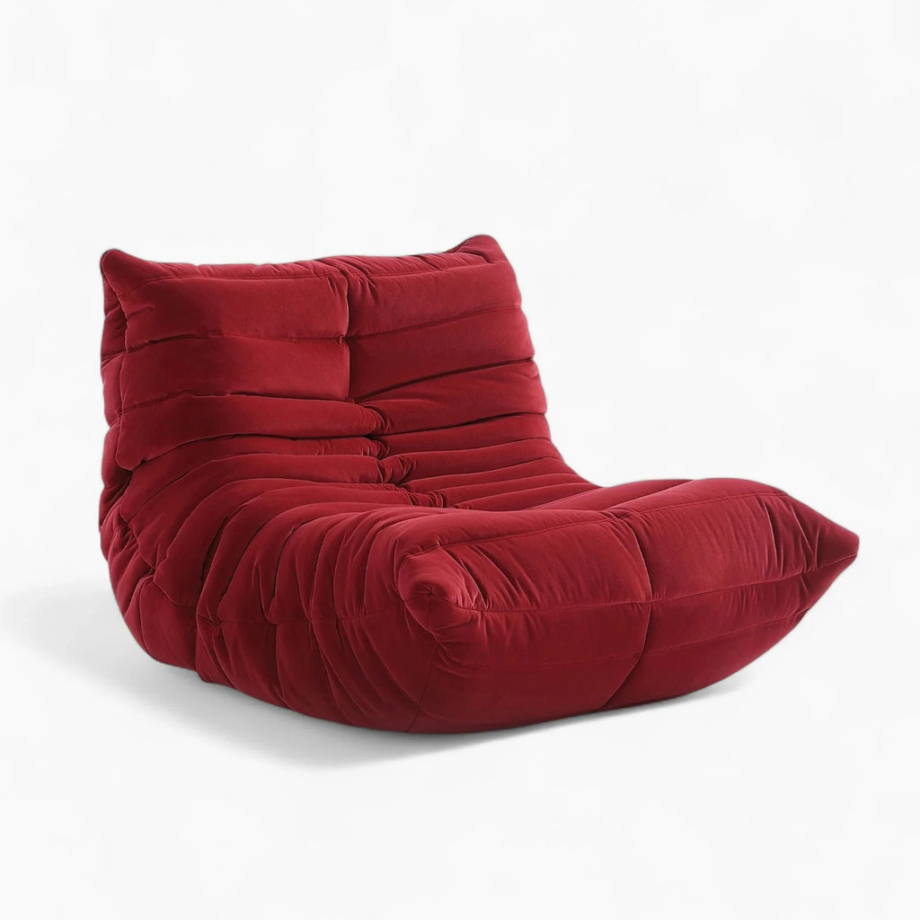 Caterpillar Single Sofa Lazy Couch Tatami Living Room Bedroom Lovely Leisure Single Chair Reading Chair Balcony Rocking Chair