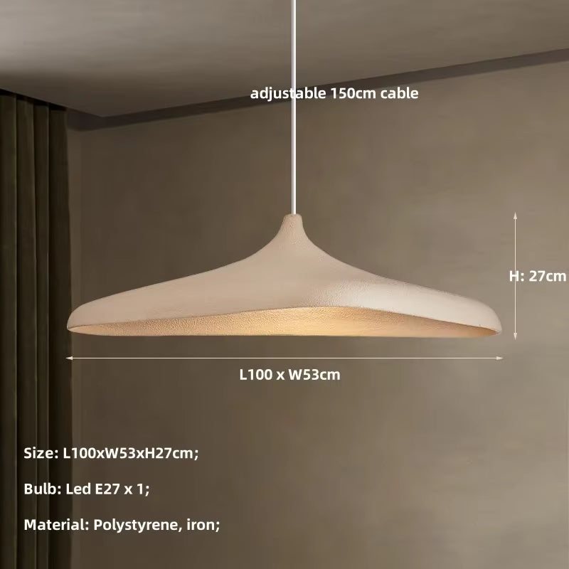 Japanese Wabi Sabi Led Pendant Light Luxury Dining Room Ceiling Chandelier Bar Parlor Home Decor Nordic Luminarias Hanging Lamp