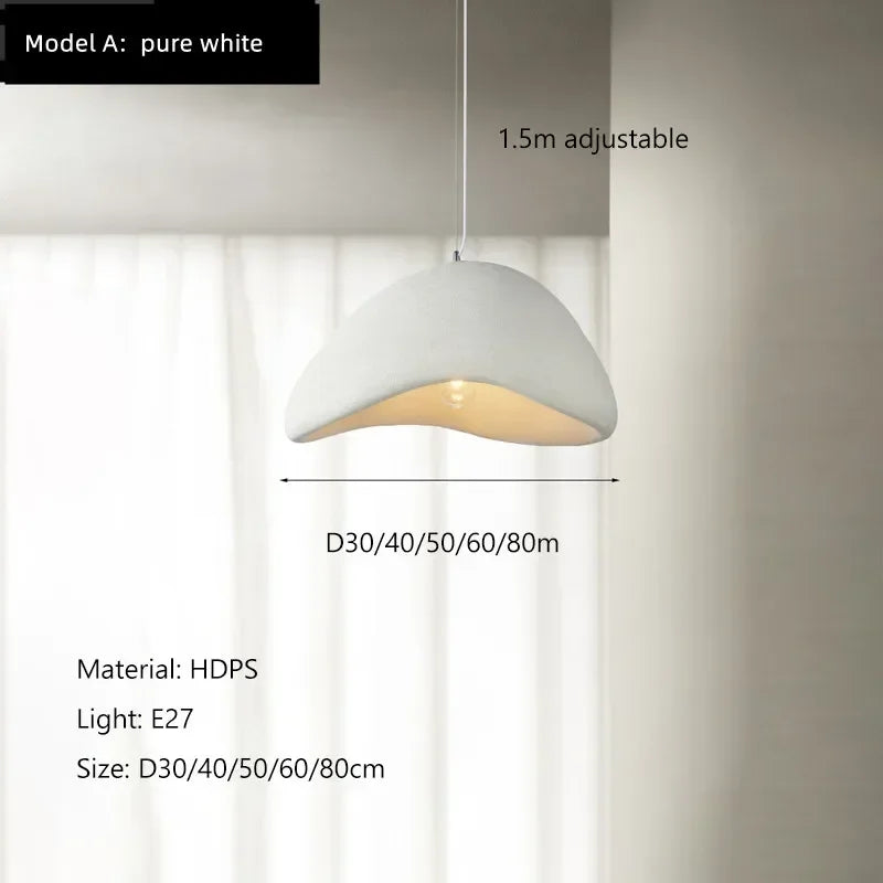 Nordic Wabi Sabi Ceiling Pendant Lamps Chandelier Bar Dining Room Home Decoration Lustre Lighting Salon Hanging Lights Fixtures