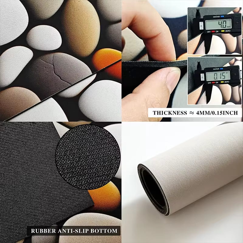 Simple Style Contrast Color Collage Stripes Bathroom Absorbent Floor Mat Soft Diatom Mud Toilet Door Mats Bathroom Non-Slip Rug