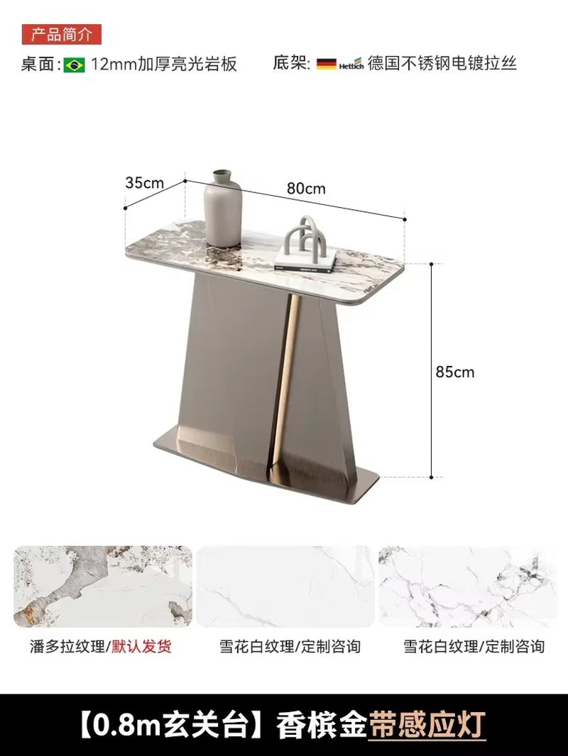 Simple Unique Hallway Table Beauty Modern Luxury Delicacy Corner Table Minimalist Nordic Tabel Console Hallway Table Furniture