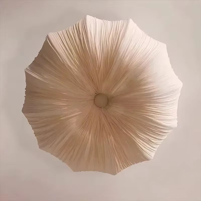 Japanese Wabi Sabi Retro Fabric Pendant Lights Living Dining Room Chandelier Lighting Home Decor Bedroom Lustre Led Hanging Lamp